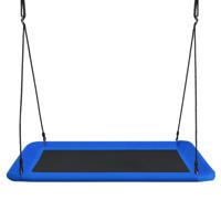 Boomschommel Schommel voor Kinderen Binnen- en Buitenschommel met Verstelbare Touwen Blauw