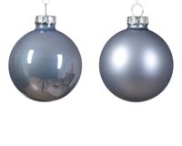 Kerstbal glas d6 cm mblw ass 20st kerst - Decoris