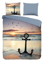 Good Morning Dekbedovertrek "strand/ zee" - Multi - (240x200/220 cm) - Katoen