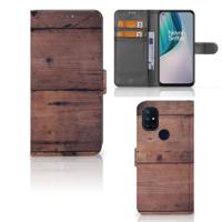OnePlus Nord N10 | Book Style Case | Old Wood