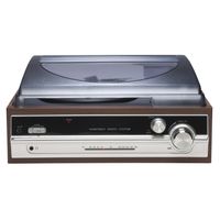 Denver Retro platenspeler - Ingebouwde Speakers - FM Radio - Auto-stop Functie - AUX - Phono - VPR190 - Hout - thumbnail