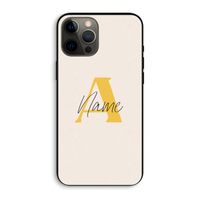 Amber Script: iPhone 12 Pro Max Biologisch afbreekbaar hoesje
