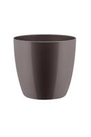 Bloempot Brussels diamond rond 22 cm oyster pearl - Elho