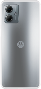 Just in Case Soft Design Motorola Moto G14 Back Cover Transparant