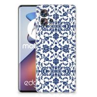 Motorola Edge 30 Fusion | TPU Case | Flower Blue