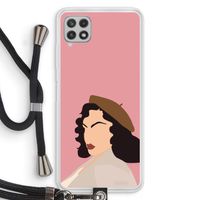 Confidence: Samsung Galaxy A22 4G Transparant Hoesje met koord
