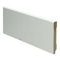 MDF Moderne plint 90x12 voorgelakt RAL9010 - lengte 240cm