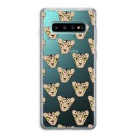Tijger: Samsung Galaxy S10 Plus Transparant Hoesje