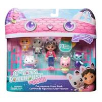 Gabby Poppenhuis - Set van 6 beeldjes + 5 accessoires - Kleine katjes - vanaf 3 jaar - Gabby en het Magische Huis