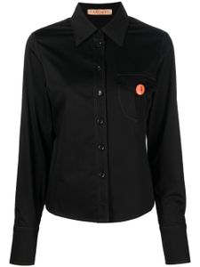 CORMIO chemise Katy à détail de pins - Noir