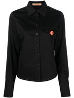 CORMIO chemise Katy à détail de pins - Noir