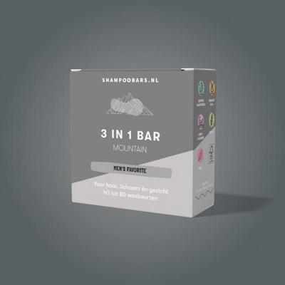 Shampoobars 3 in 1 bar mountain