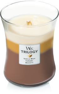 WW Trilogy Cafe Sweets Medium Candle - WoodWick