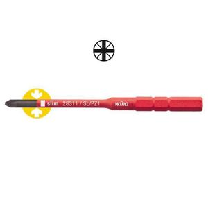 WIHA SoftFinish Electric slimBit Xeno 2831-14 SL/PZ1x75 sleufkop pozidriv voor o.a. automaten
