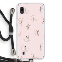 Dancing #3: Samsung Galaxy A10 Transparant Hoesje met koord