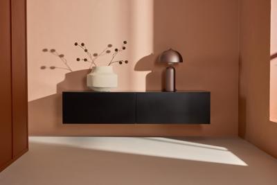 Nohr Hangend TV-meubel 'Ericka' MDF, 160cm, kleur Zwart