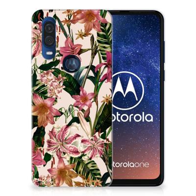 Motorola One Vision | TPU Case | Flowers