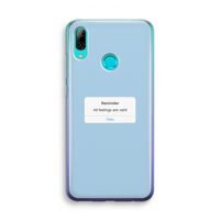Reminder: Huawei P Smart (2019) Transparant Hoesje