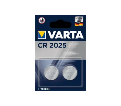 Varta CR2025 Lithium 2-pack Batterijen