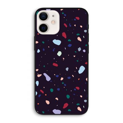 Dark Rounded Terrazzo: iPhone 12 Biologisch afbreekbaar hoesje