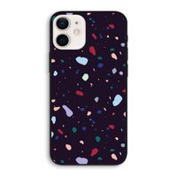 Dark Rounded Terrazzo: iPhone 12 Biologisch afbreekbaar hoesje