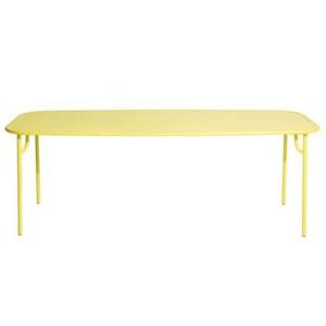 Petite Friture Week-end tuintafel 220x85 geel