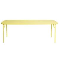 Petite Friture Week-end tuintafel 220x85 geel