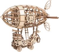 Robotime Airship 18 Cm Hout Naturel 176-delig Bouwpakket