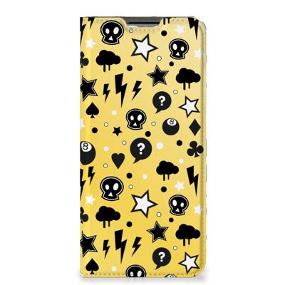 Mobiel BookCase OPPO A54s | A16 | A16s Punk Geel Mobiel BookCase OPPO A54s | A16 | A16s Punk Geel