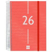 Agenda Finocam Rood A5 15,5 x 21,2 cm