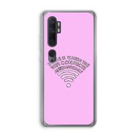 Home Is Where The Wifi Is: Xiaomi Mi Note 10 Transparant Hoesje