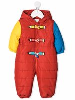 Stella McCartney Kids combinaison de ski colour block matelassée - Rouge