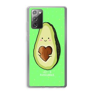 Avocuddle: Samsung Galaxy Note 20 / Note 20 5G Transparant Hoesje