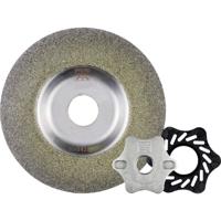 PFERD TOOLS 36611542 Diamantschijf Diameter 115 mm Boordiameter 22.23 mm Grijs/grauw sferoïdisch gietijzer, Hardmetaal, Superlegeringen op nikkel- of
