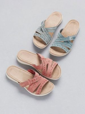 Leather Soft Footbed Orthopedic Arch-Support Slippers Leather Soft Footbed Orthopedic Arch-Support Slippers