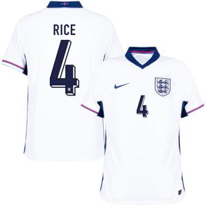 Engeland Shirt Thuis 2024-2025 + Rice 4