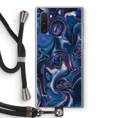 Mirrored Mirage: Samsung Galaxy Note 10 Transparant Hoesje met koord