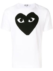 Comme Des Garçons Play t-shirt à logo imprimé - Blanc