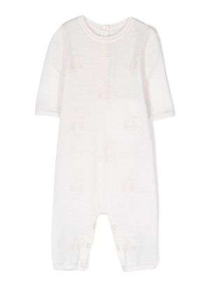 Bonpoint body en maille intarsia - Tons neutres