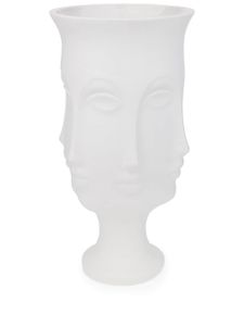 Jonathan Adler urne sculptée Dora Maar - Blanc