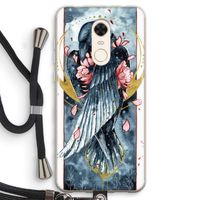Golden Raven: Xiaomi Redmi 5 Transparant Hoesje met koord