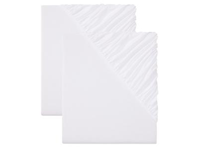 LIVARNO home 2 jersey hoeslakens 180-200 x 200 cm (Wit)