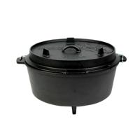 Valhal Dutch Oven Gietijzer met pootjes 12 L - thumbnail