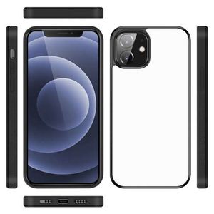 iPhone 12 | 12 Pro Gripcase Hoesje Zwart/wit