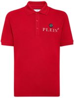 Philipp Plein polo en coton piqué à logo Iconic - Rouge - thumbnail