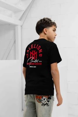Malelions Icon T-Shirt Kids Zwart - Maat 128 - Kleur: RoodZwart | Soccerfanshop