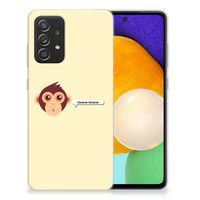 Samsung Galaxy A52 (5G/4G) Telefoonhoesje met Naam Monkey - thumbnail