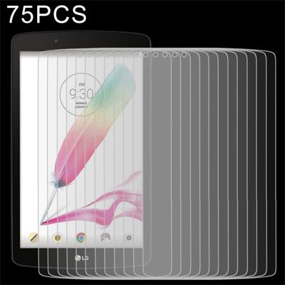 75 stuks 0.3mm 9 H volledig scherm getemperd glas Film voor LG G PAD 8.0 F / V495