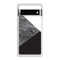 Combinatie marmer: Google Pixel 6 Pro Transparant Hoesje