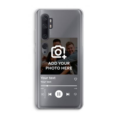 Music Player: Xiaomi Mi Note 10 Pro Transparant Hoesje